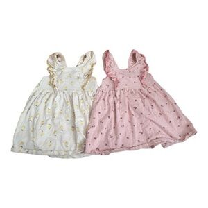 Twin Toddler Modern Moments Coordinating Ruffle Dressed